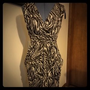 Zebra print dress